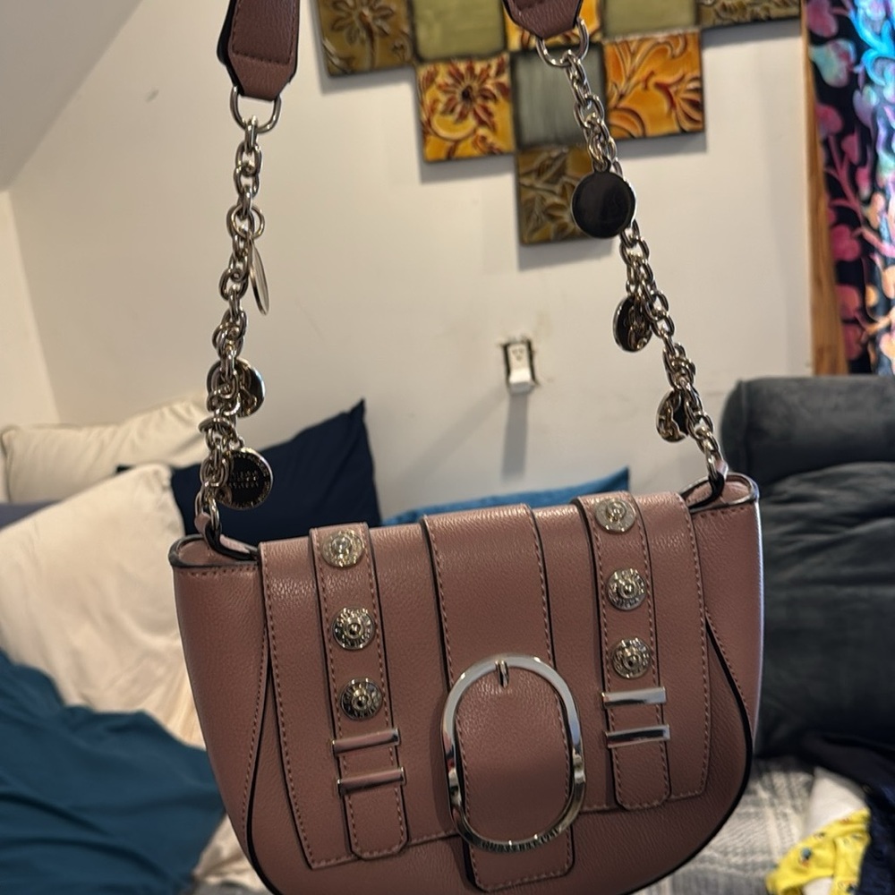 Pink pastel Guess Shoulder Bag